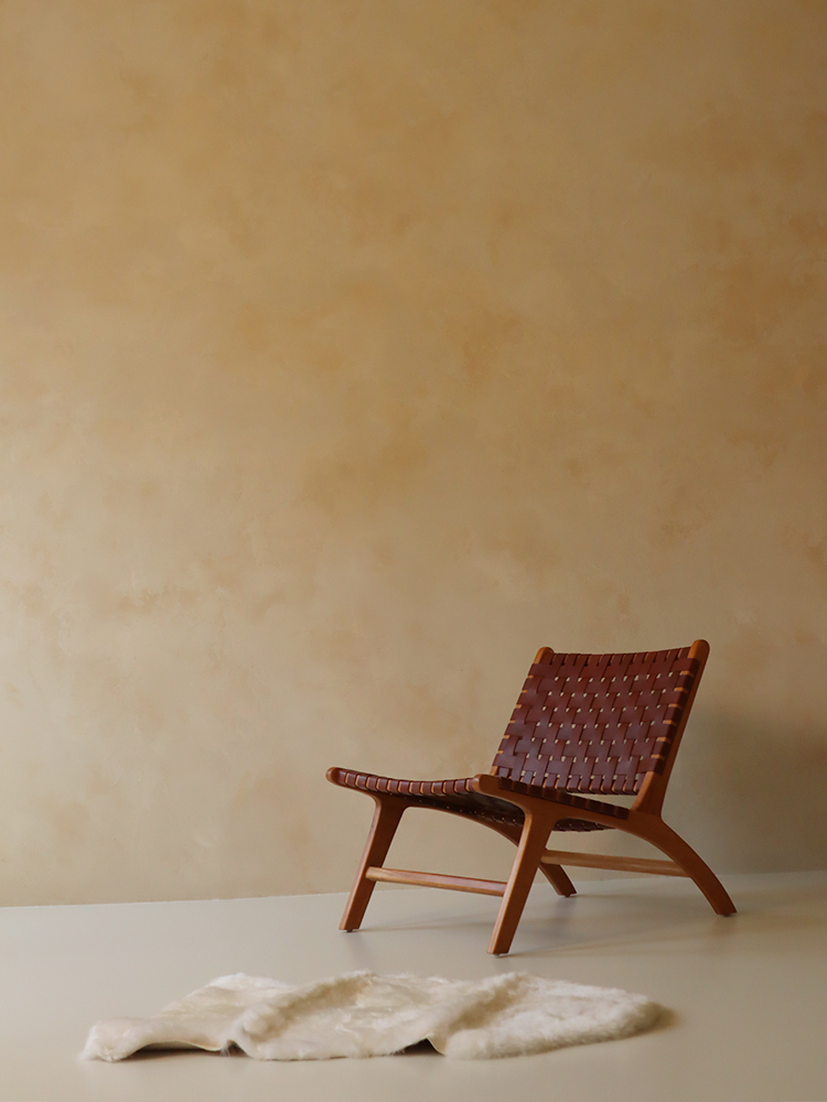 헤일리 미르 LEATHER 카페 의자