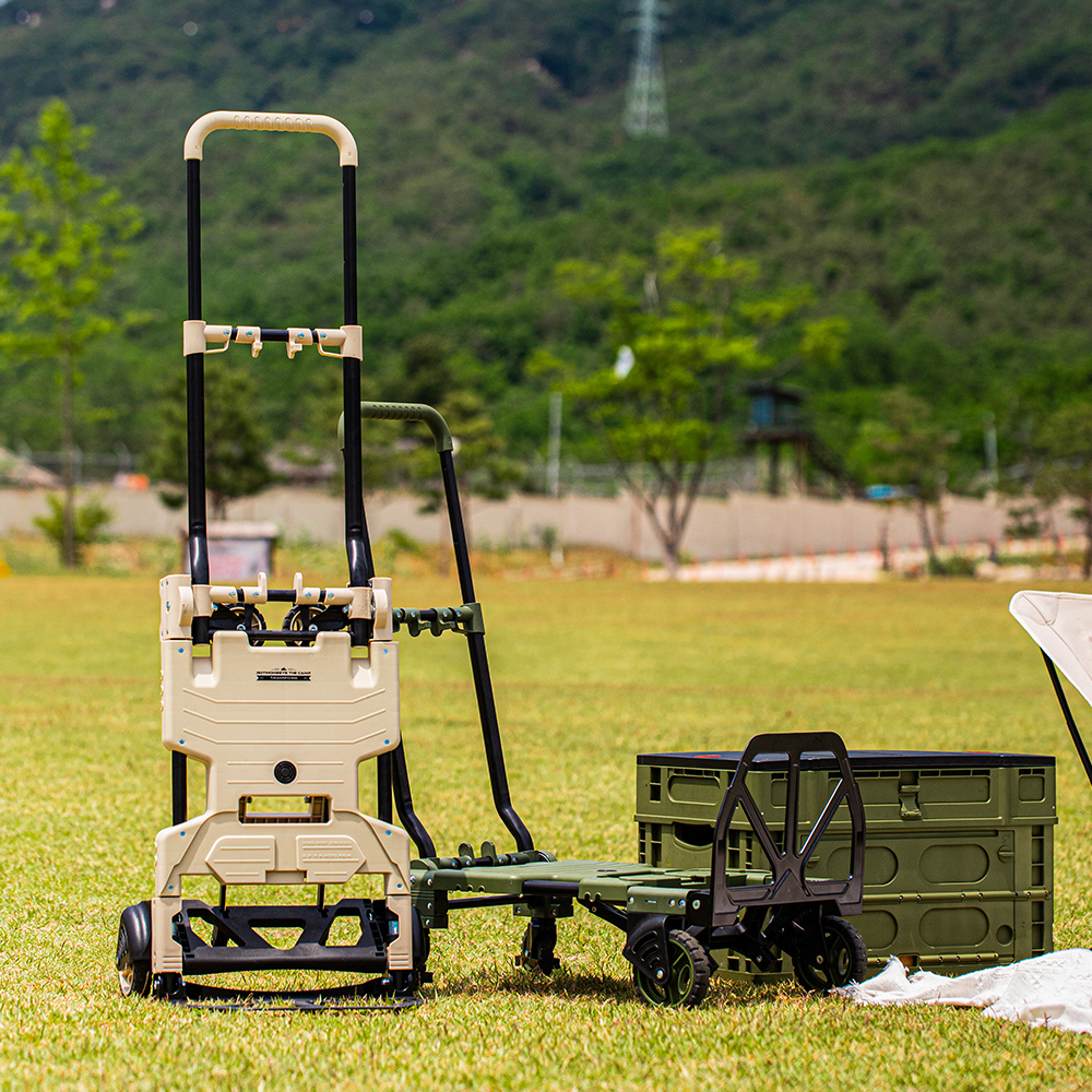 로티캠프 웨건 캠핑 카트 폴딩 접이식 캐리어 수레 FW-90TPC+ECB SET