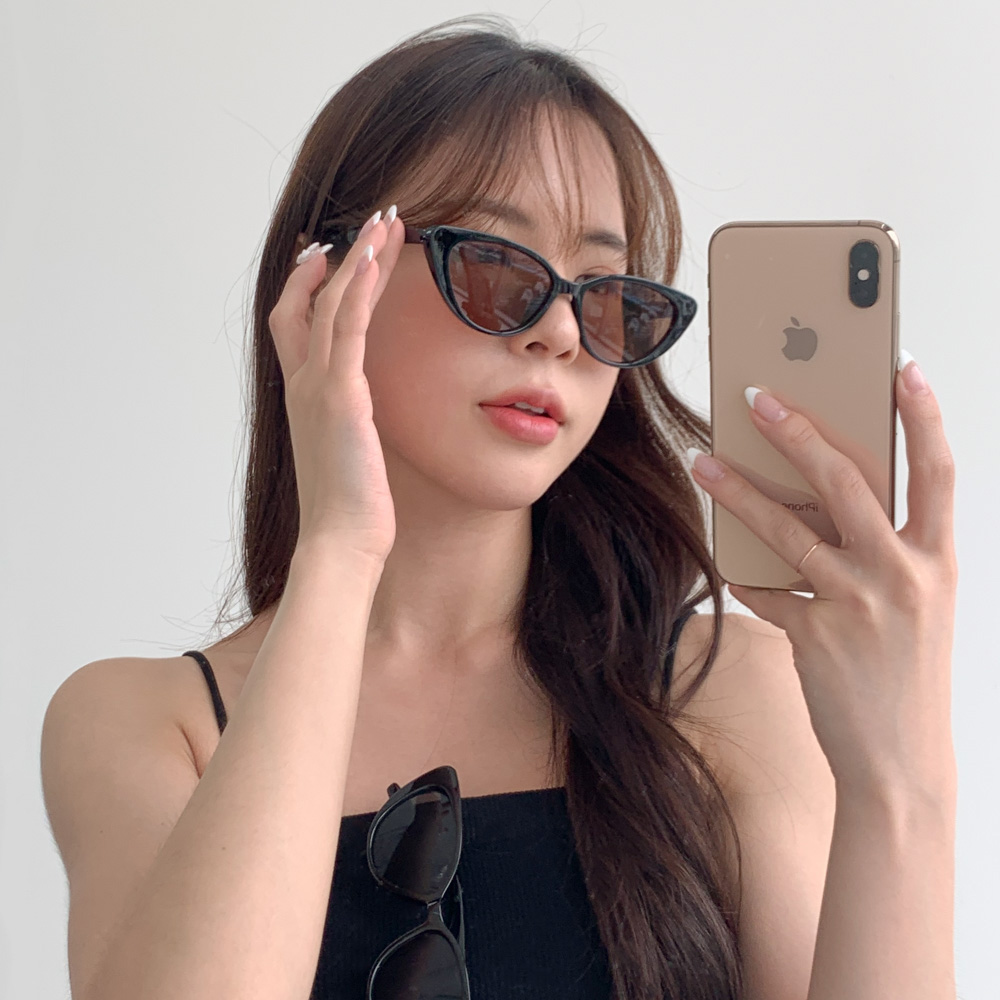 [1+1/당일출고] 세리 라운딩 y2k 흠뻑쇼 워터밤 캣츠아이 선글라스 5color 상세 이미지 21