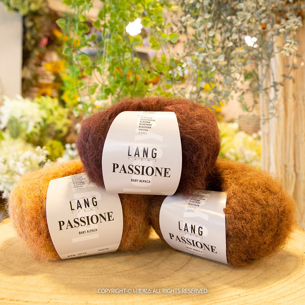랑 파시오네/LANG PASSIONE 부클레사 루프얀 겨울실 패션 의류실 알파카 털실 - 상세 이미지 2