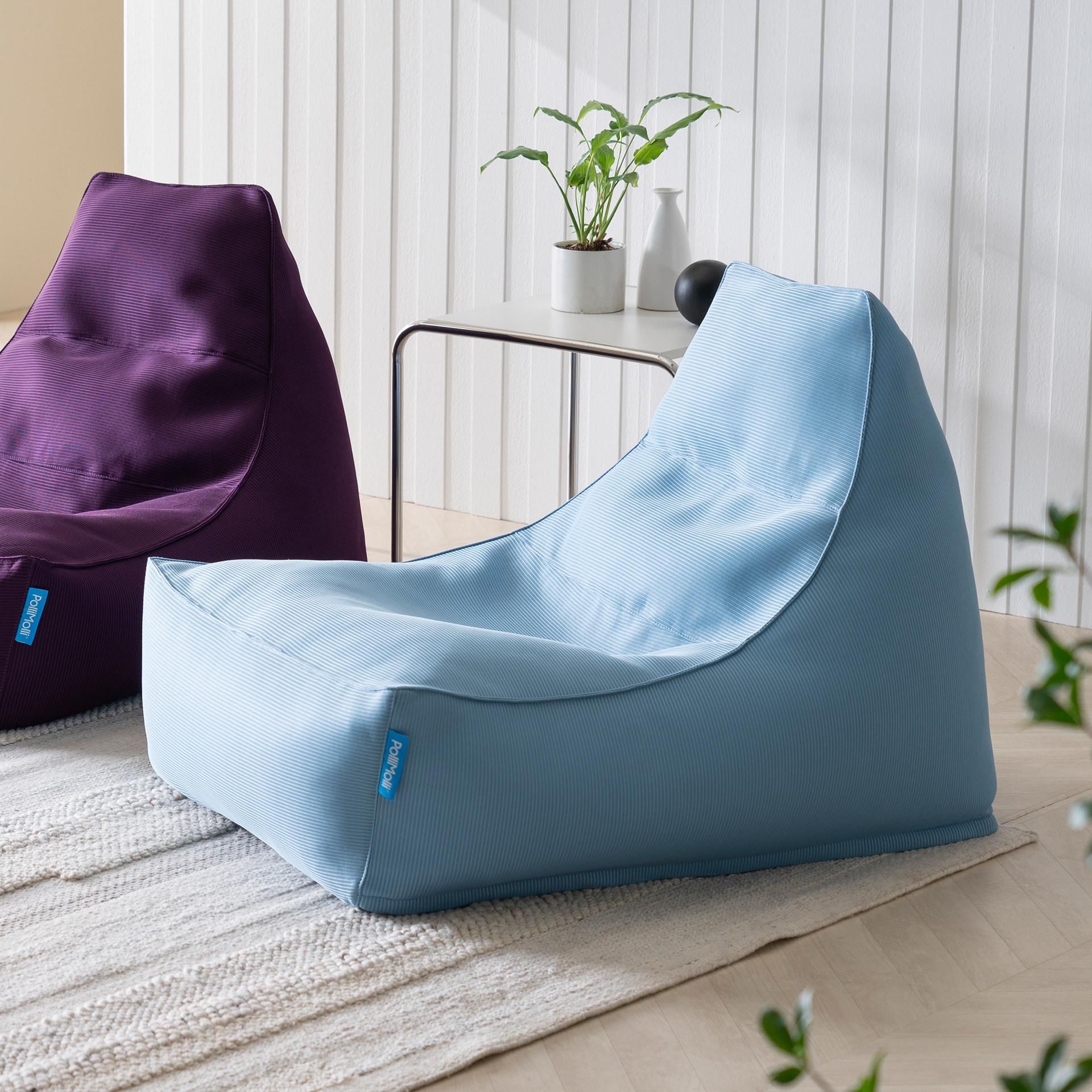 폴리몰리 빈백소파 1인용 802A 좌식 쇼파 쿠션, 스카이블루 (메시속커버, 선택안함)