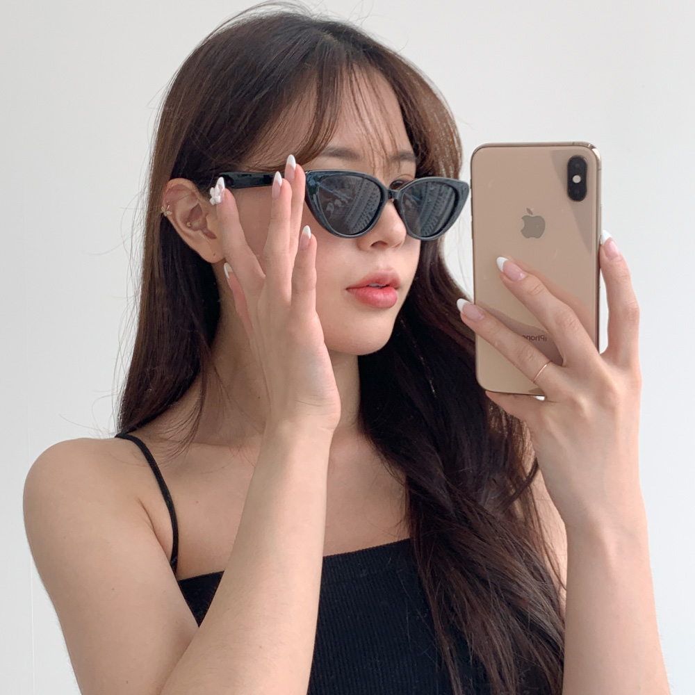 [1+1/당일출고] 세리 라운딩 y2k 흠뻑쇼 워터밤 캣츠아이 선글라스 5color 상세 이미지 2