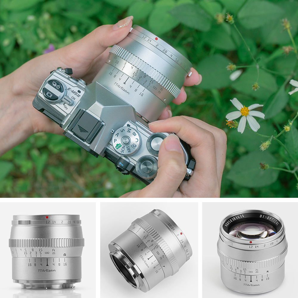 티티아티산 50mm F1.2 후지필름 X마운트 렌즈 실버 TTArtisan - 상세 이미지 2