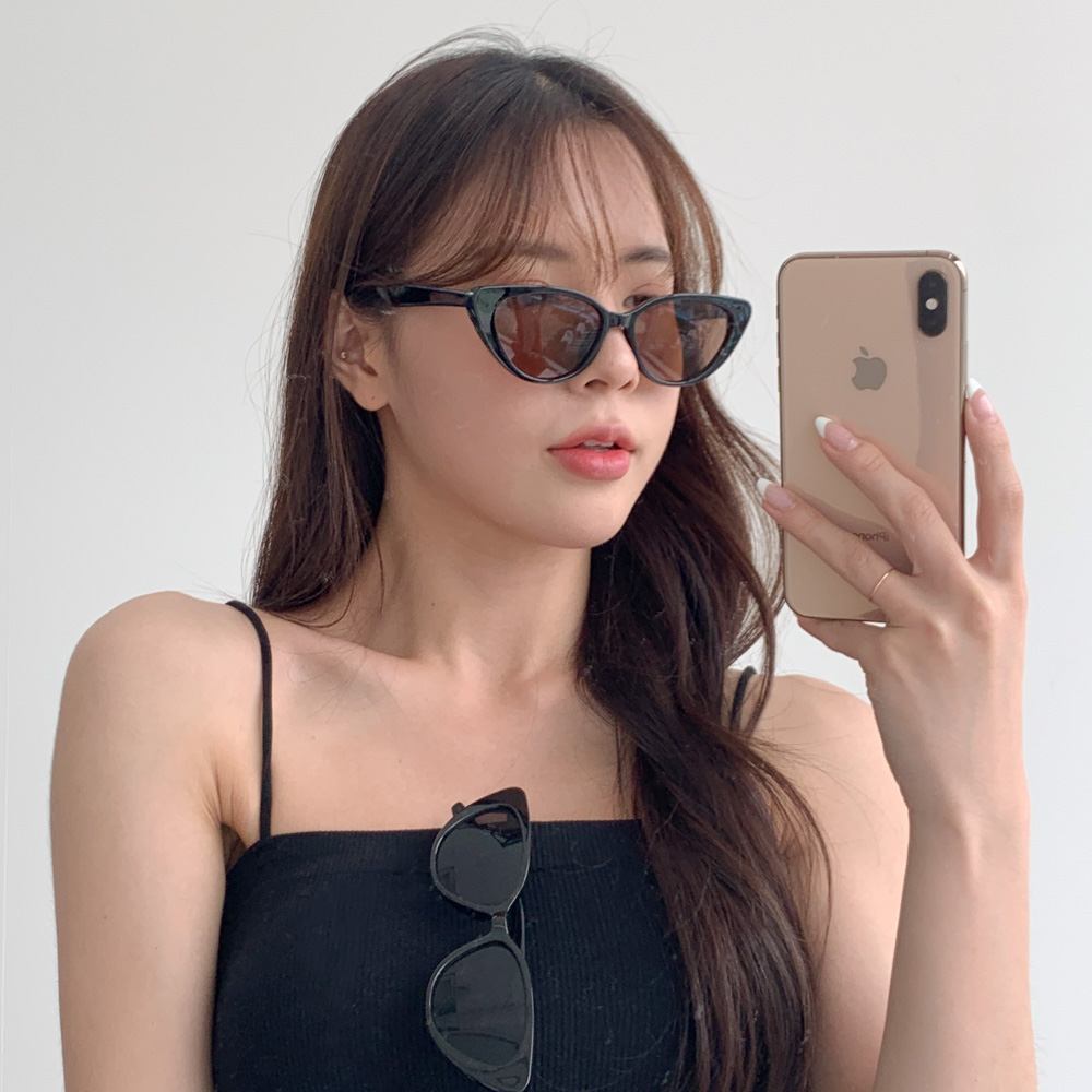 [1+1/당일출고] 세리 라운딩 y2k 흠뻑쇼 워터밤 캣츠아이 선글라스 5color 상세 이미지 19