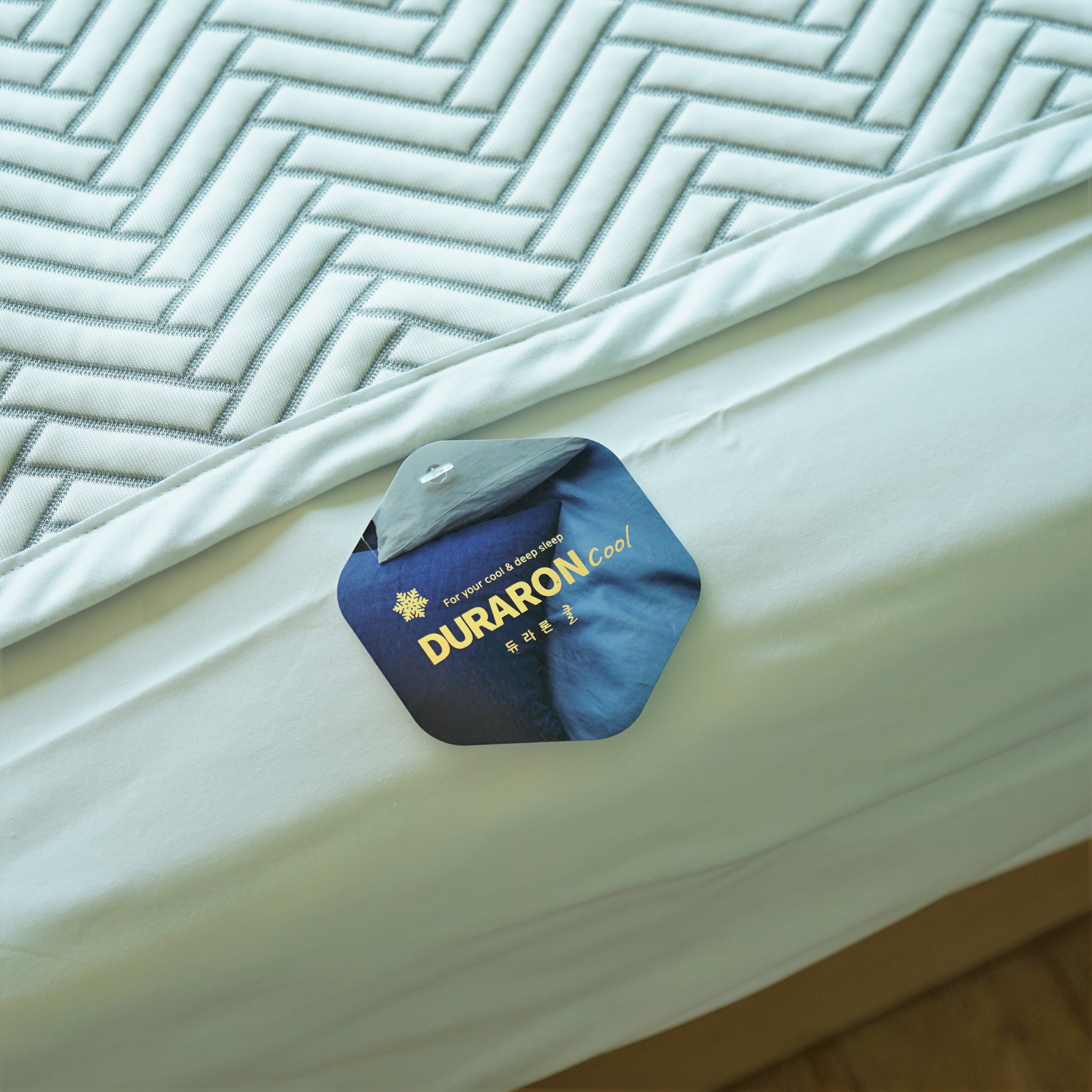 인견보다 시원한 듀라론 냉감패드 ss 공장직영 국산 쿨매트 고정밴드 맞춤제작 여름침대패드