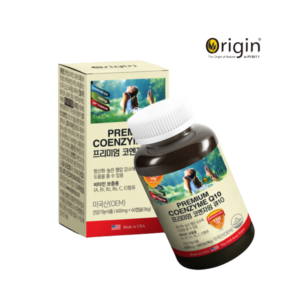 오리진 프리미엄 코엔자임 Q10 코큐텐 COQ10 600mg 60캡슐 - 상세 이미지 2