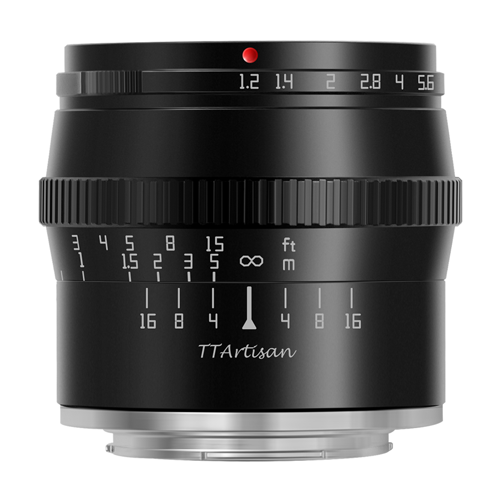티티아티산 50mm F1.2 후지필름 X마운트 렌즈 블랙 TTArtisan - 상품 이미지