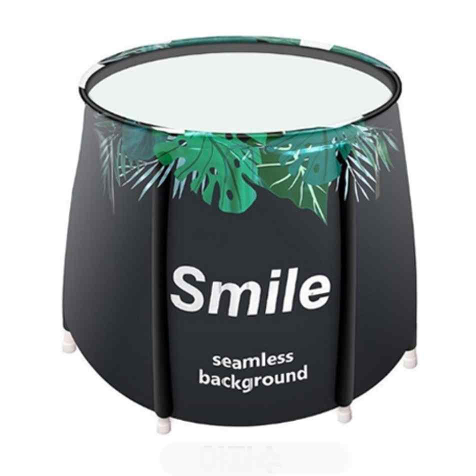 성인 접이식 욕조 이동식 반신욕기 간이 반신욕 욕조 야자수