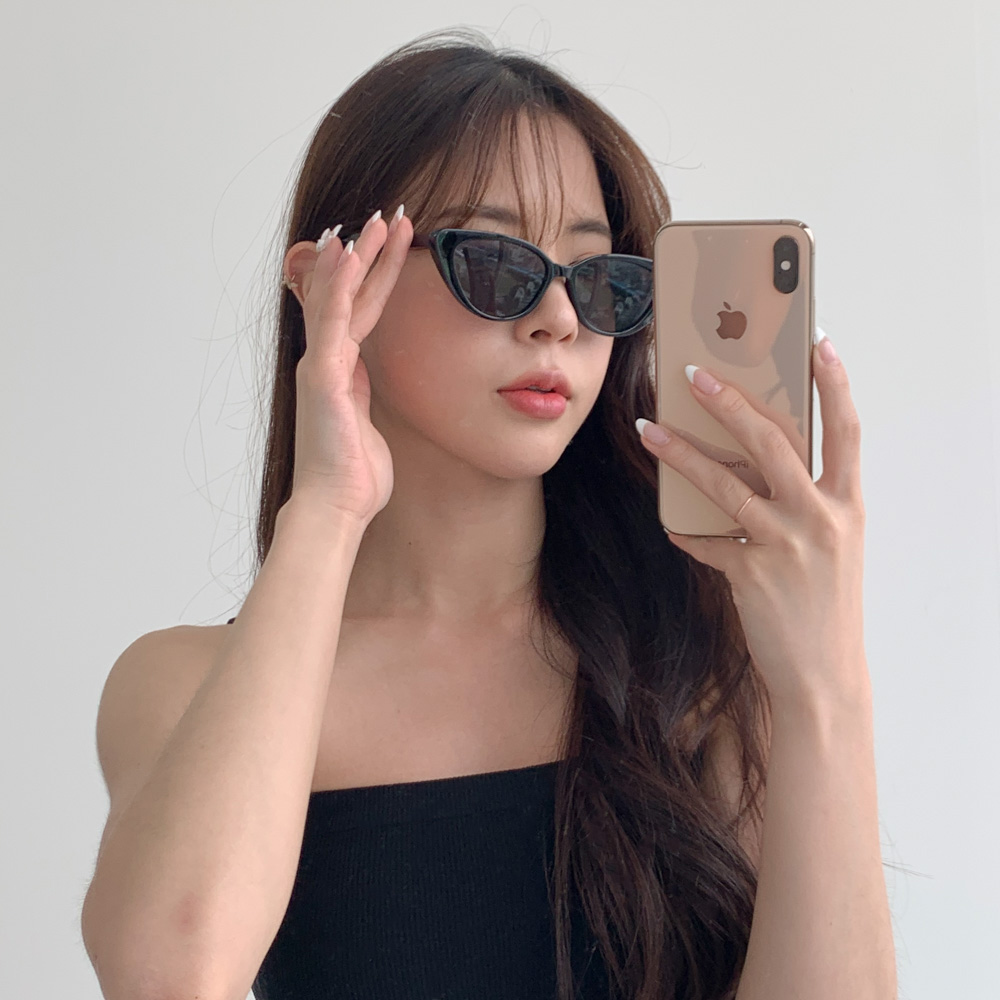 [1+1/당일출고] 세리 라운딩 y2k 흠뻑쇼 워터밤 캣츠아이 선글라스 5color 상세 이미지 14