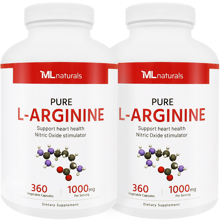 마이라이프 내추럴스 엘 아르기닌 L아르기닌 1000mg 알약 360캡슐, 2개 제품 이미지