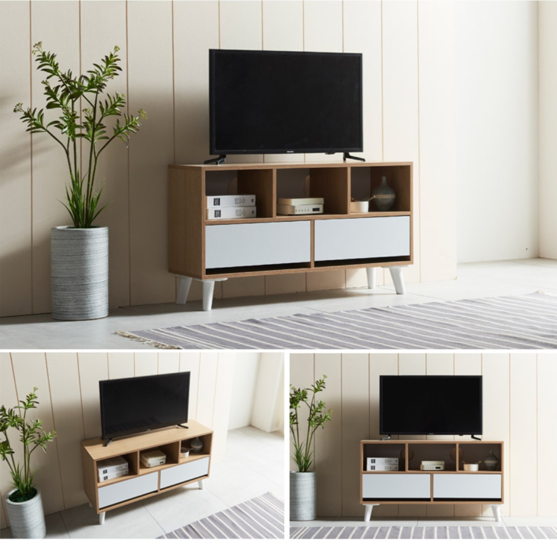 높은 거실장 오디오장 안방티비장 미니 tv 다이 1000