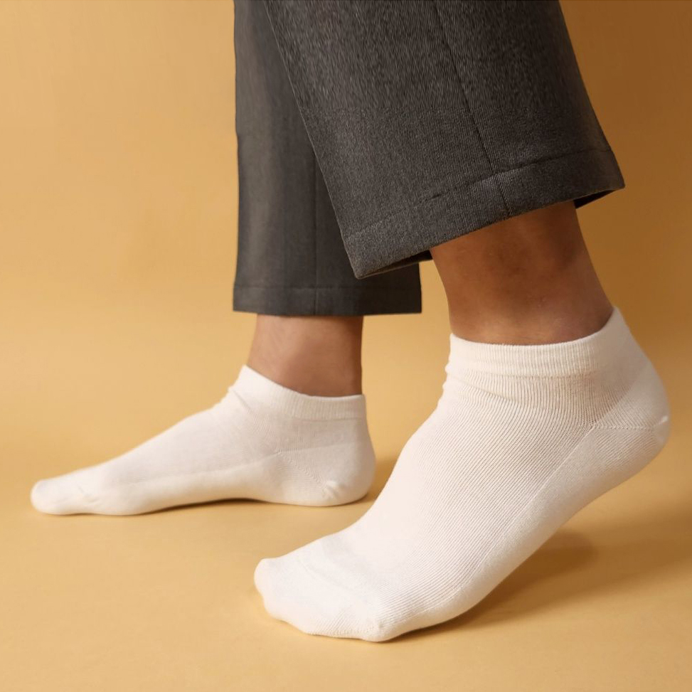 더빨강양말 남자 발목 양말 2mm 바닥 면 보강 8켤레 스니커즈 양말 세트