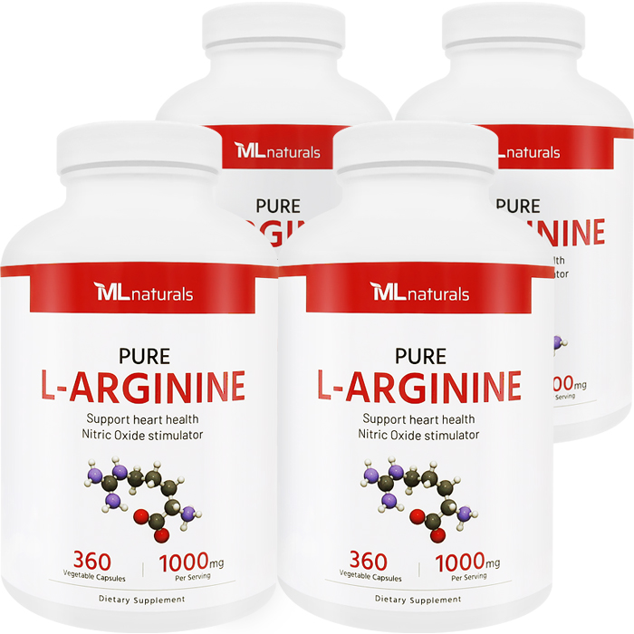 마이라이프 내추럴스 엘 아르기닌 L아르기닌 1000mg 알약 360캡슐, 4개 제품 이미지