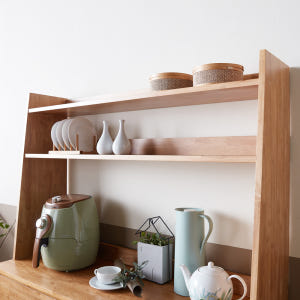 홀튼 원목 홈카페장 주방 선반 그릇장 상부장 1200x300x800mm,... 솔직 후기 | 실제 배치 사진 포함 - 상품 이미지 3