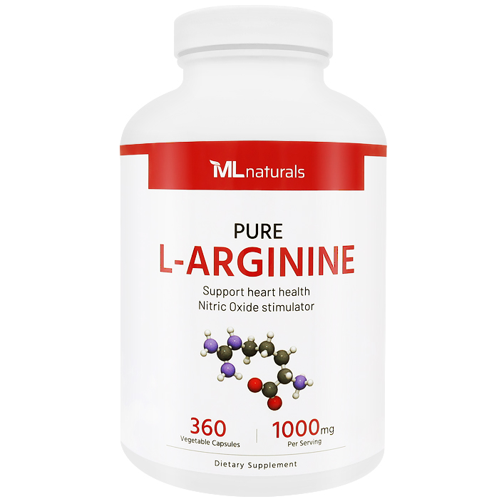 마이라이프 내추럴스 엘 아르기닌 L아르기닌 1000mg 알약 360캡슐, 1개 제품 이미지