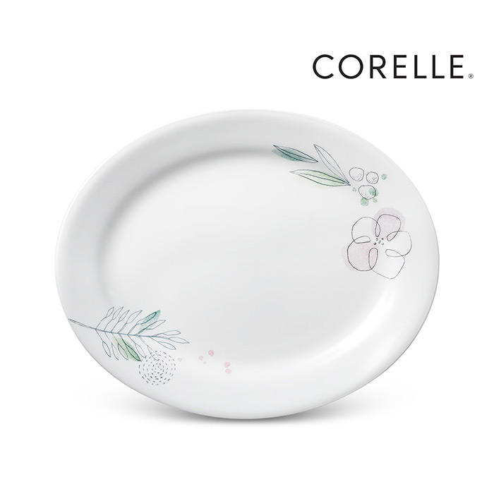 코렐 파스텔멜로디 타원접시 소 1P PD-6950 - 상품 이미지