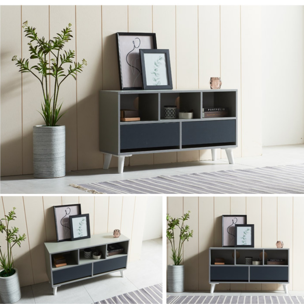 높은 거실장 오디오장 안방티비장 미니 tv 다이 1000