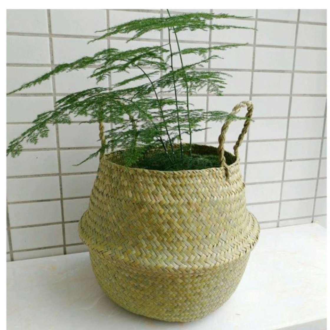 라틴 화분 바구니 라탄 화초 바구니 대형 꽃 바구니 만들기