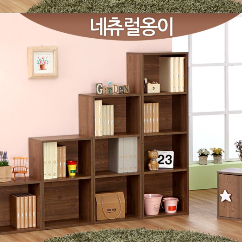 모듈 책장 시스템 맞춤 책장 수납함 작은 좁은 슬림 책장 - 상세 이미지 2