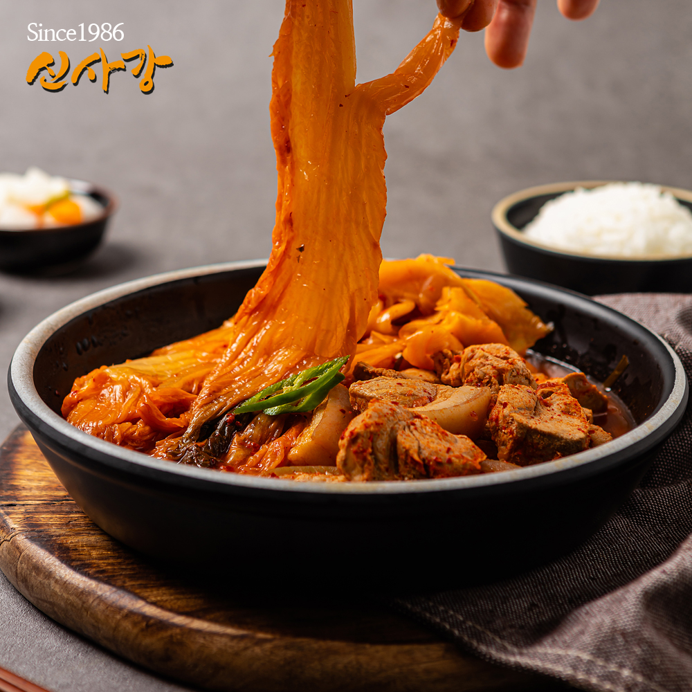 서민갑부 수원 신사강 김치찌개500g 찜 볶음 짜글이 밀키트 가정식 간편조리 혼밥 캠핑 - 상세 이미지 3