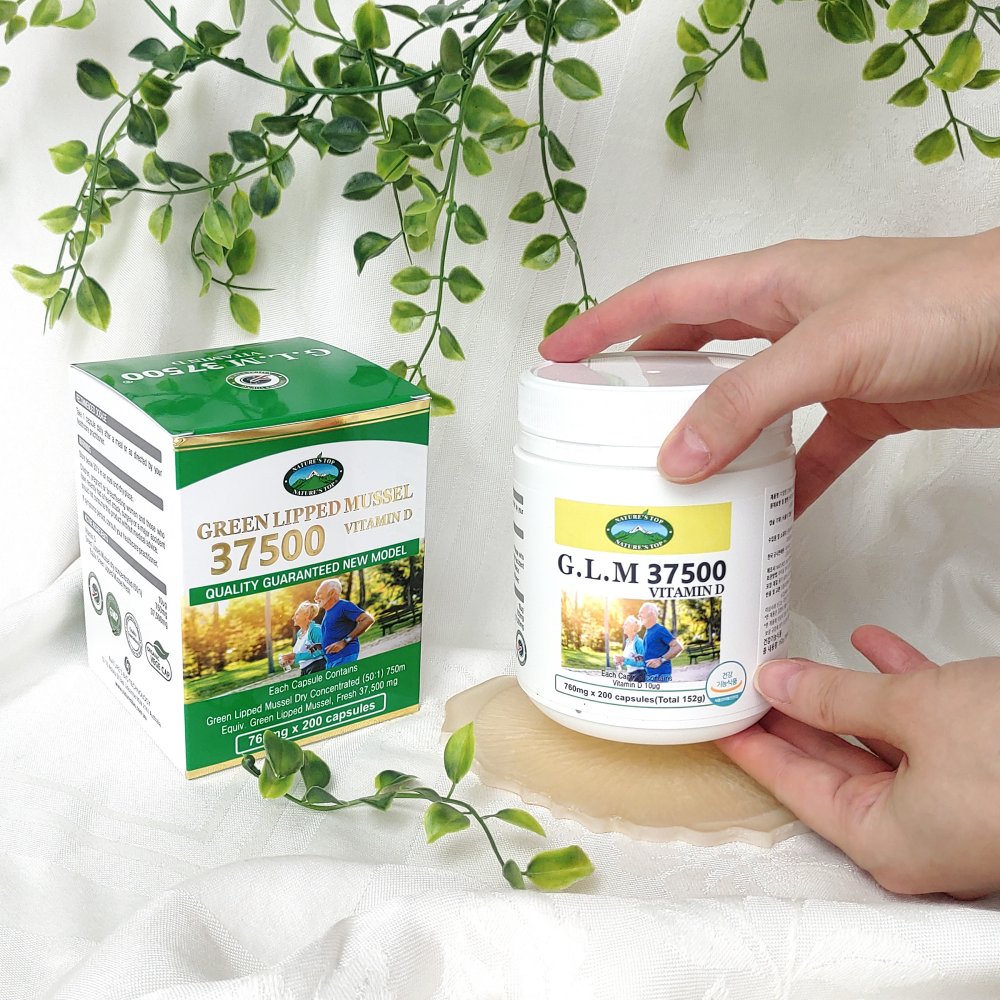 초록입홍합 뉴질랜드 초록홍합 영양제 7개월분 37500mg 초록잎 호주 이미지 6