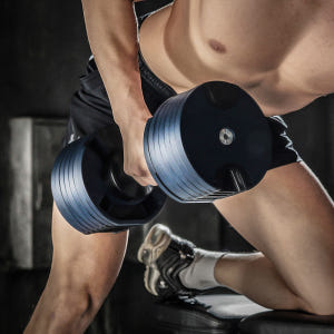 멜킨 24kg 무게조절 덤벨 프레스 롤튼 4kg 조립식 아령 중량조절 가... 운동러 솔직 후기 | 실사용 리뷰 - 상품 이미지 3