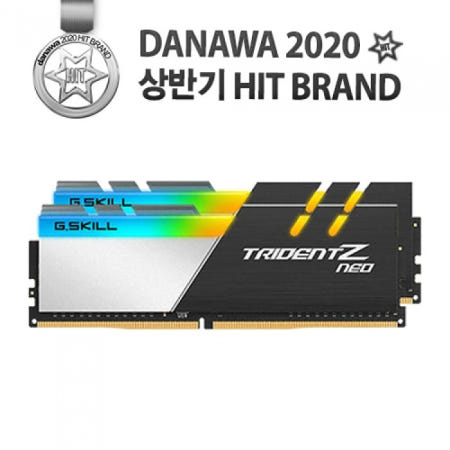 지스킬 G.SKILL DDR4 32G PC4-28800 CL16 TRIDENT Z NEO C (16Gx2)