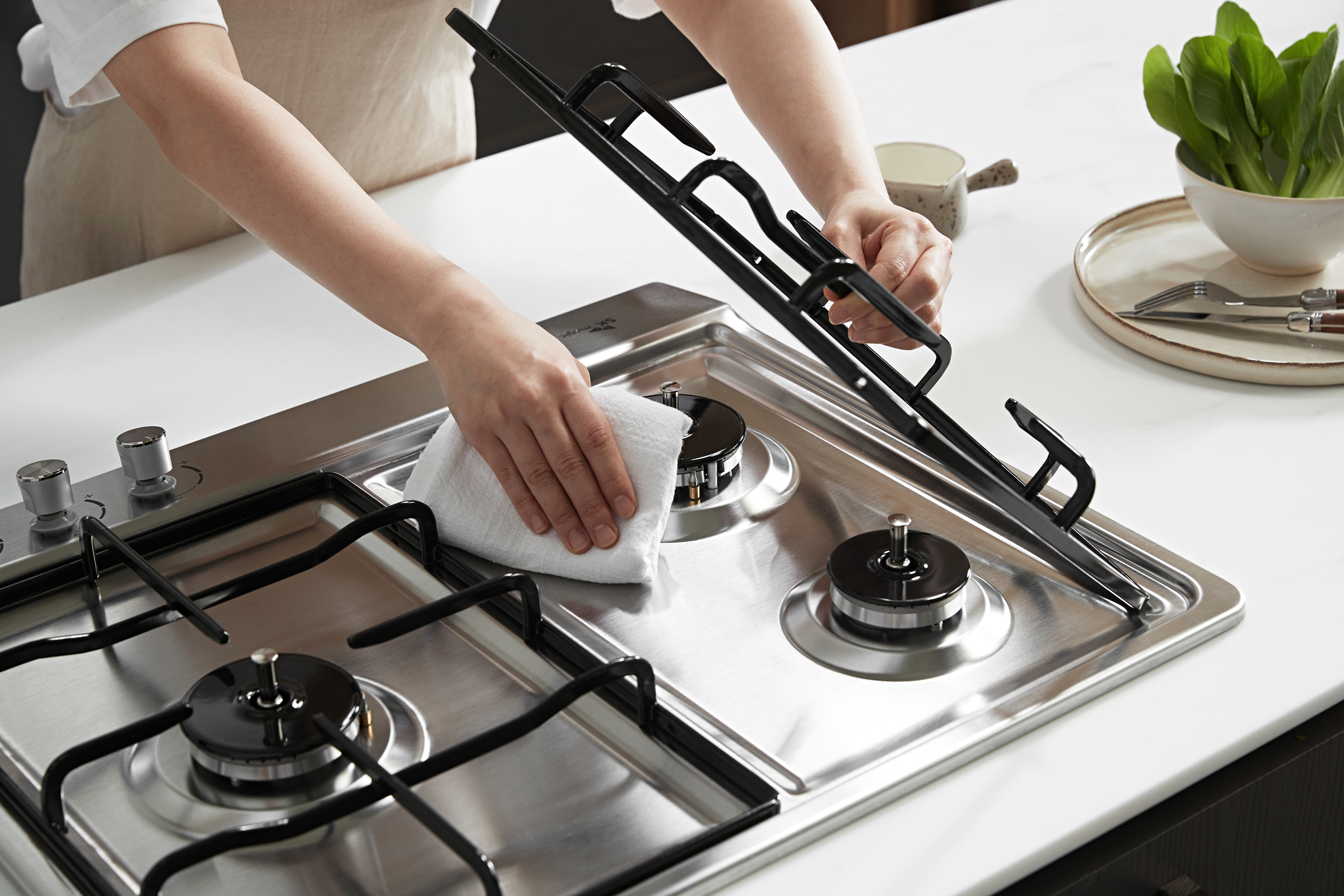 나비엔매직 빌트인 가스 쿡탑 레인지 전지식 560x480 GRB3303PDSS LPG