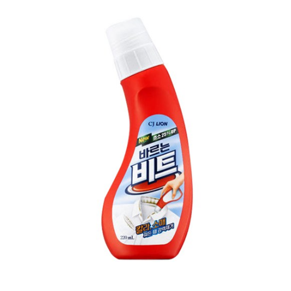 바르는 비트 220ml 세탁 빨래 세제 흰 옷 누런 찌든 때 얼룩 표백제 목 소매 옷깃 - 상품 이미지