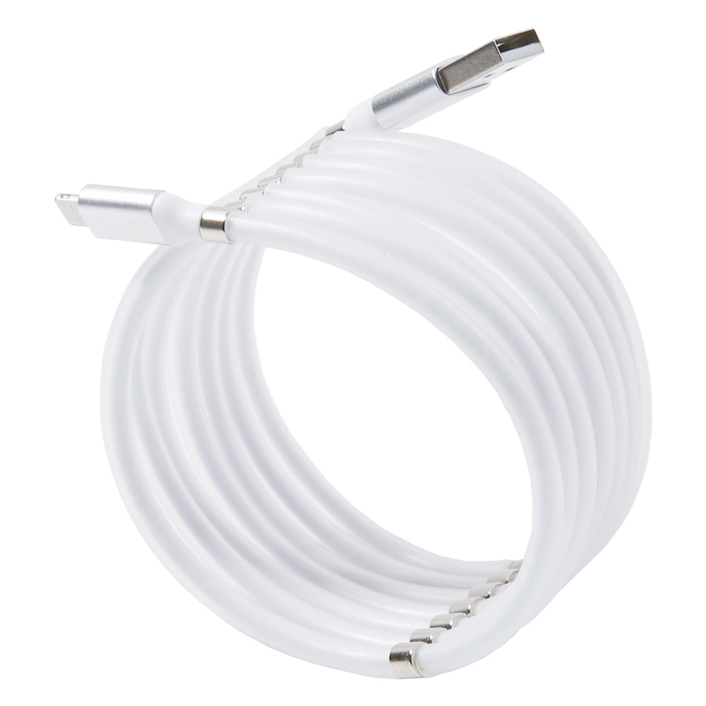 [연초행사] M4 8핀 호환 180cm 마그네틱 고속 충전 케이블 꼬임방지