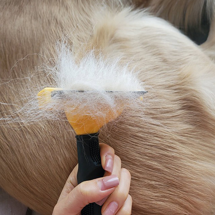 에어아치 고양이빗 퍼미네이터 강아지 단모 제거기 장모 브러쉬 죽은털 애견 엉킨 털 관리