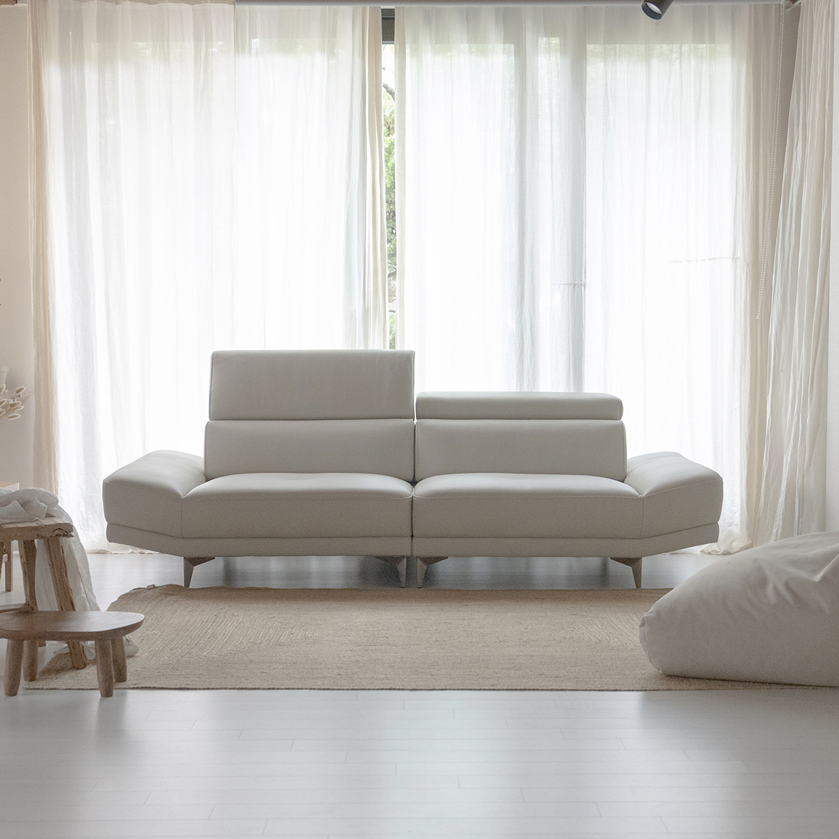 리나 3.5인 이태리 풀그레인 슈렁큰 전체 천연 통가죽 쇼파 소파연구소 소파전문매장