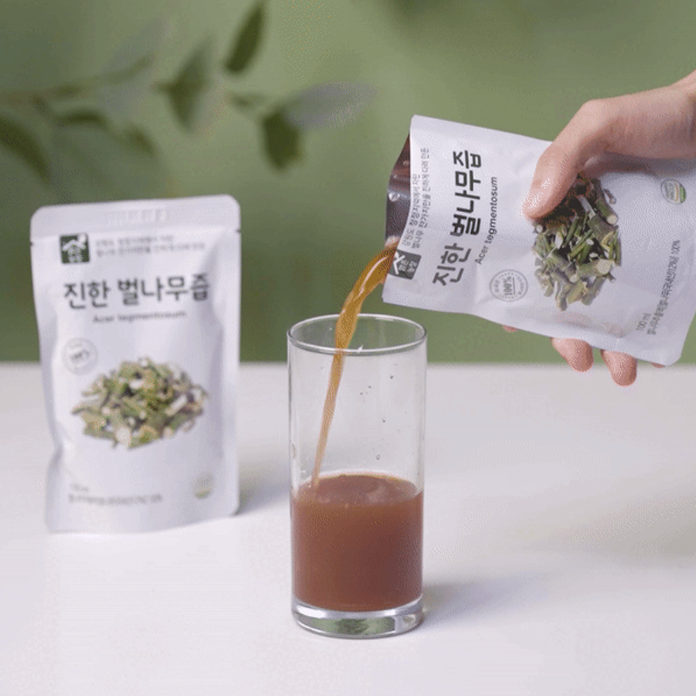 맑은농장 국내산 벌나무즙 100ml 30포 + 30포 진액 엑기스 - 상세 이미지 3