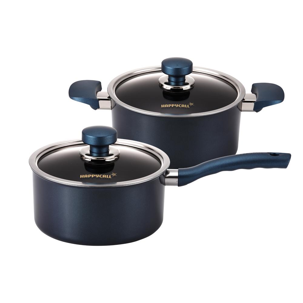 클래식 다이아몬드 냄비 2종 세트 (18한손,20양손)