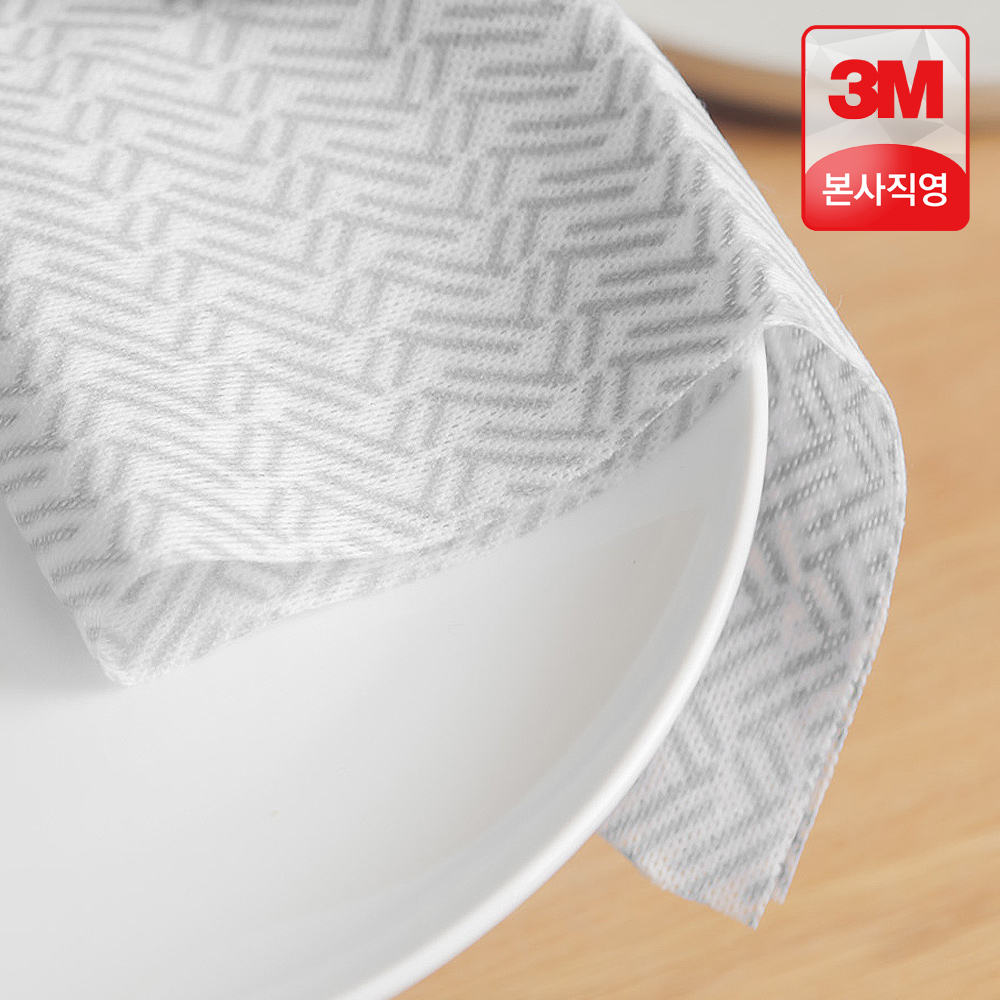 3M 스카치브라이트 빨아쓰는 다용도 행주 80+20매 이미지 6