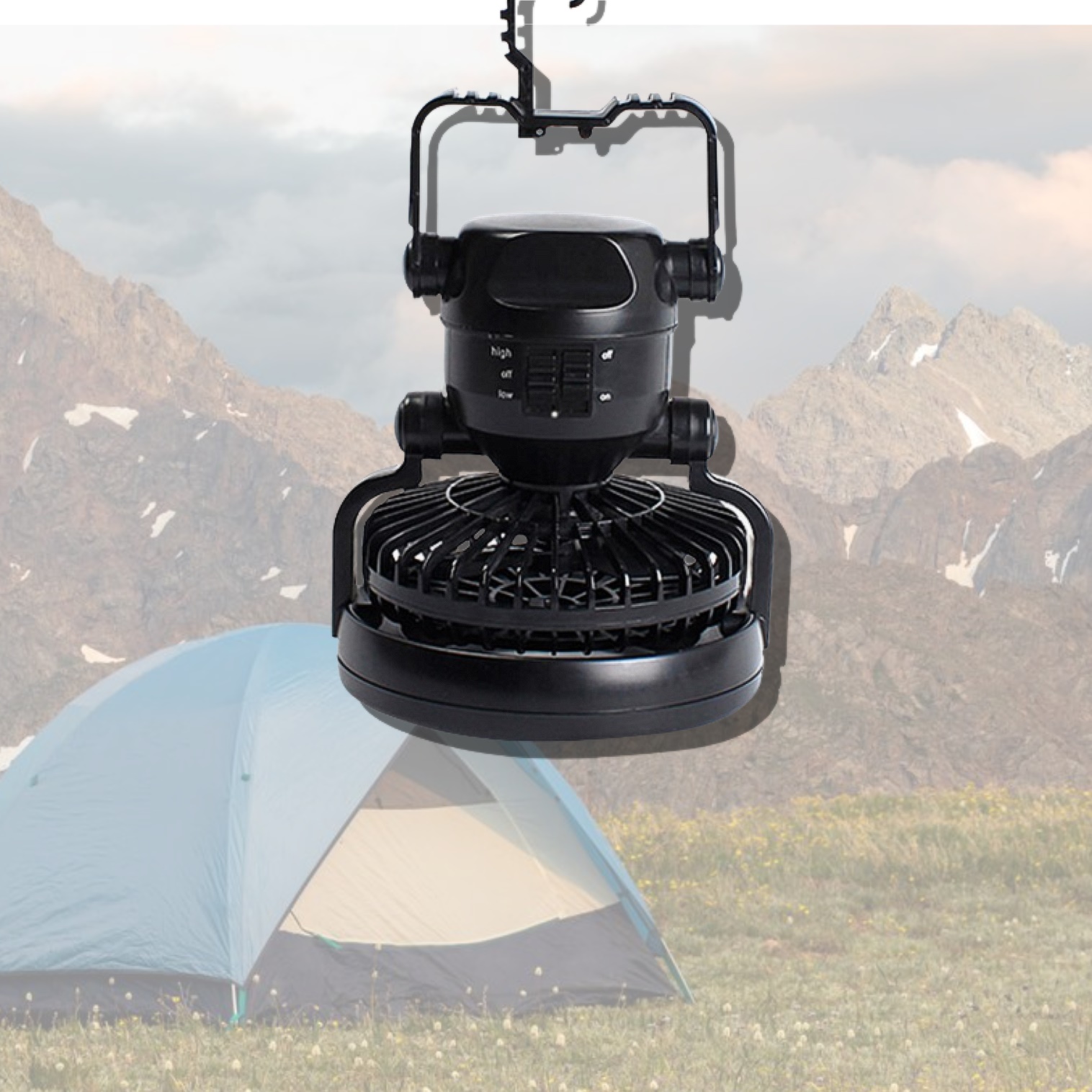 캠핑실링팬 캠핑타프팬 카페 천정 텐트선풍기