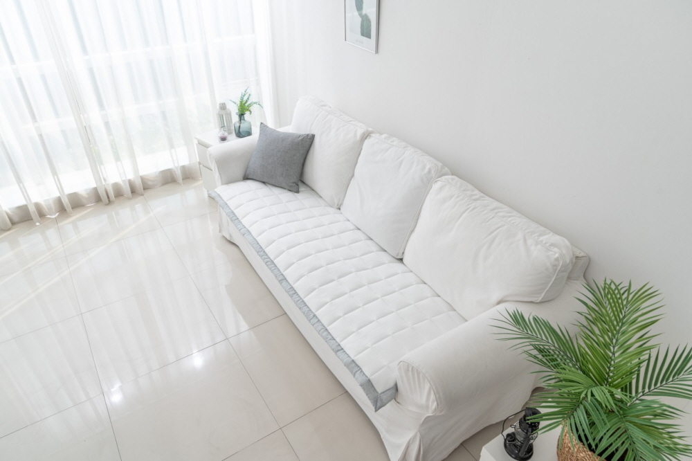 오월 냉감 3인용 4인용 여름 소파패드 흙 돌쇼파패드 카우치 쇼파커버제작