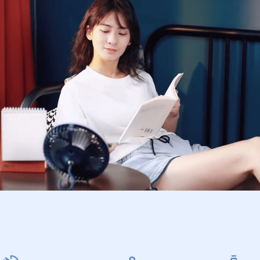 캠핑용선풍기 강아지 선풍기 낚시 낚시용 캠핑선풍기 무선서큘레이터 - 상세 이미지 4
