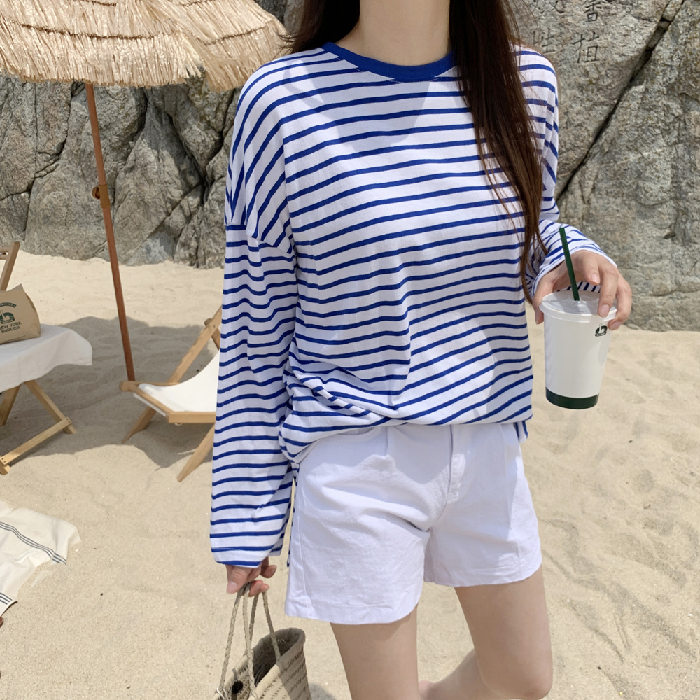 하이웨스트 여자 밴딩 면 반바지 핀턱 A라인 여름 바지 여성 반바지 3부 4부 숏팬츠 - 상세 이미지 3