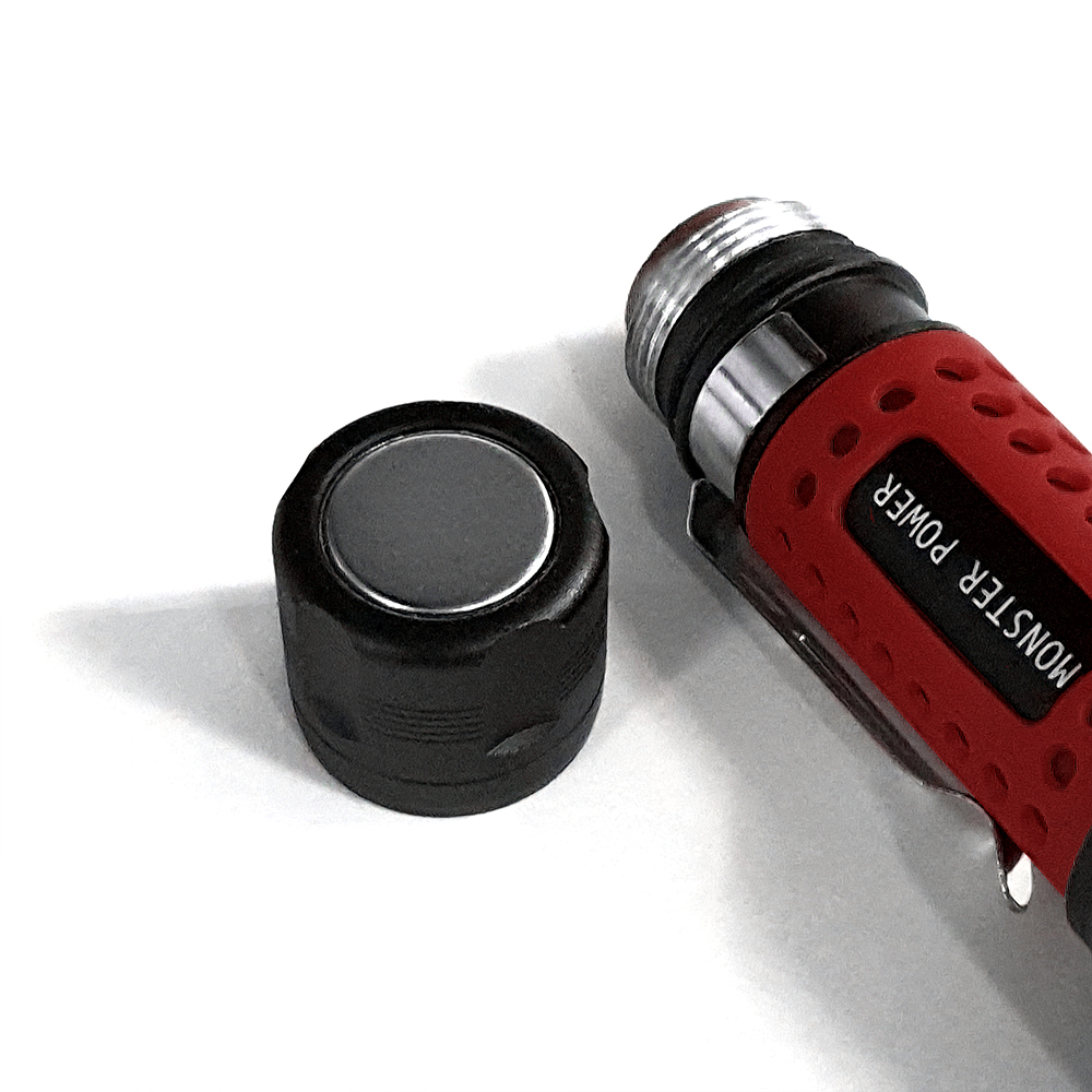 몬스터파워 스트롱 LED 후레쉬 해루질 랜턴 충전식 써치라이트 C타입 대륙의실수 군용