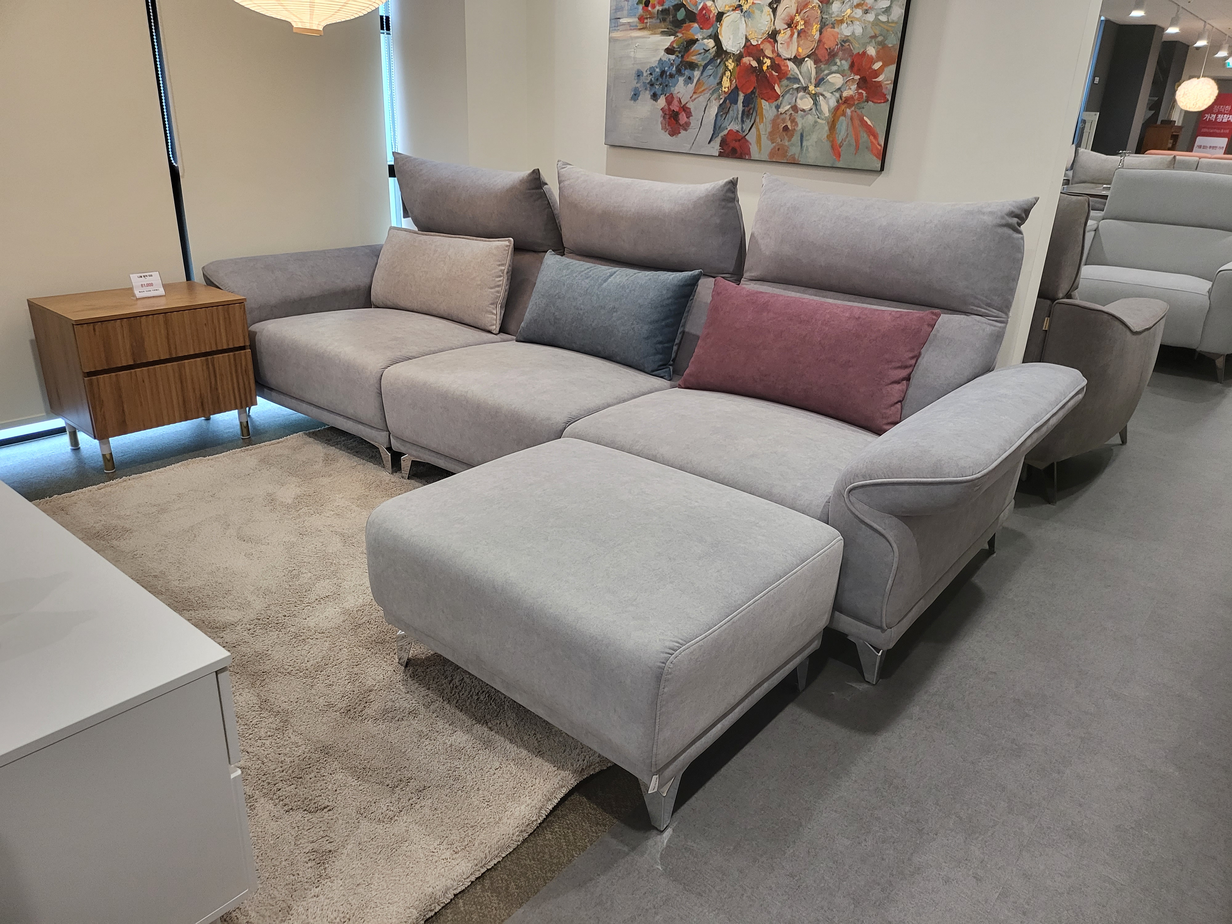 로나 아쿠아텍스 이지클린  패브릭 모듈 코너형 소파