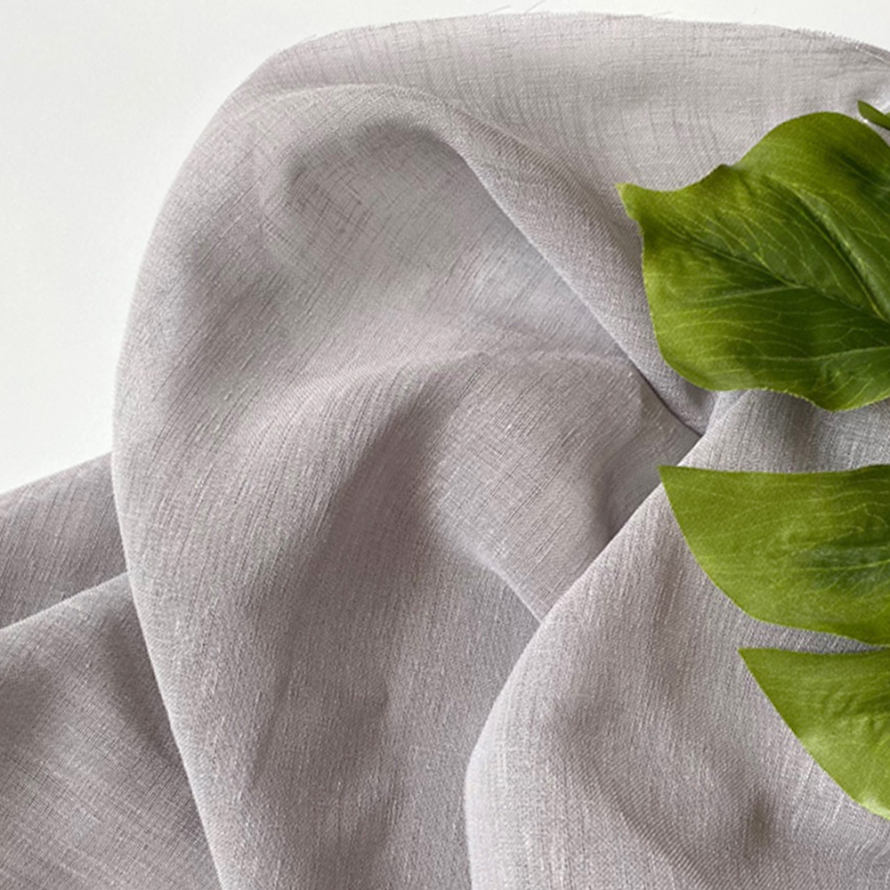 [맞춤] 밀크스무디 그레이 나비주름(광폭 이음새 없는 국내산)-린넨스타일의 차분한 그레이섹상 사계절용커튼