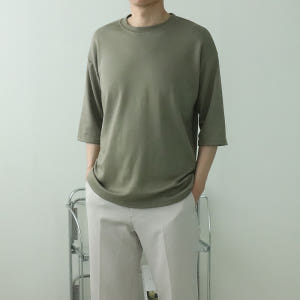 남자7부티셔츠 구김없는 빅사이즈 남자 커플반팔티 착용 후기 | 사이즈/핏 총정리 - 상품 이미지 2