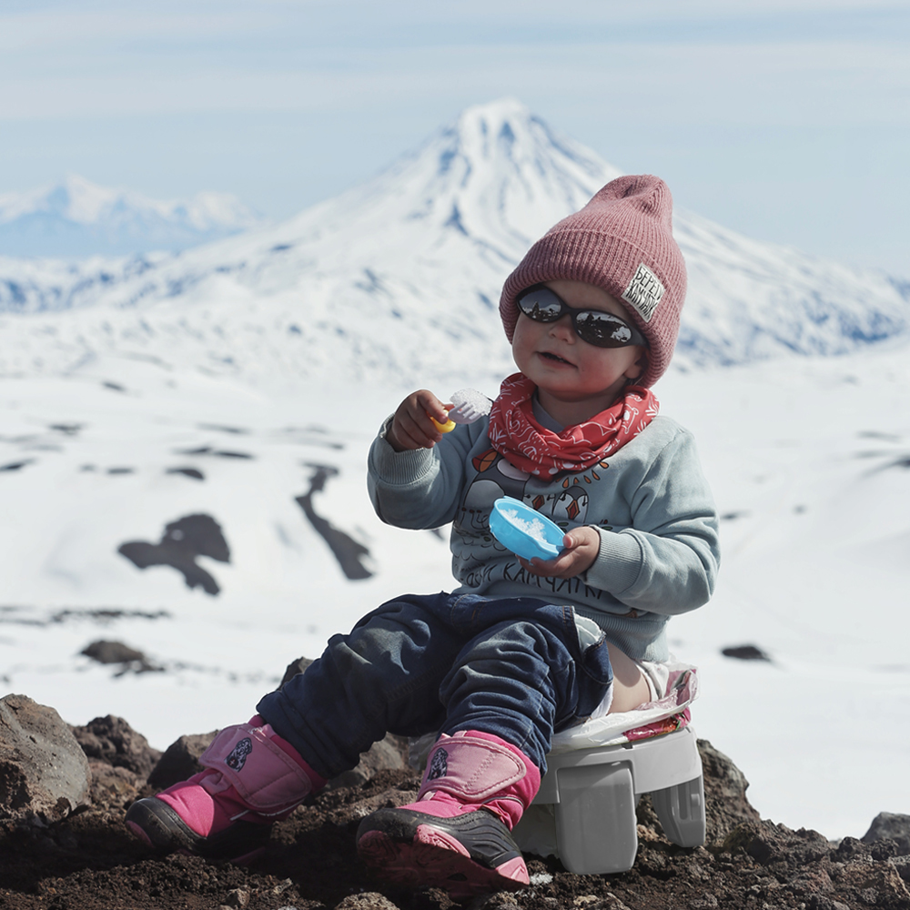 록시키드 휴대용 아기변기+리필봉투 25매 세트 유아 배변훈련