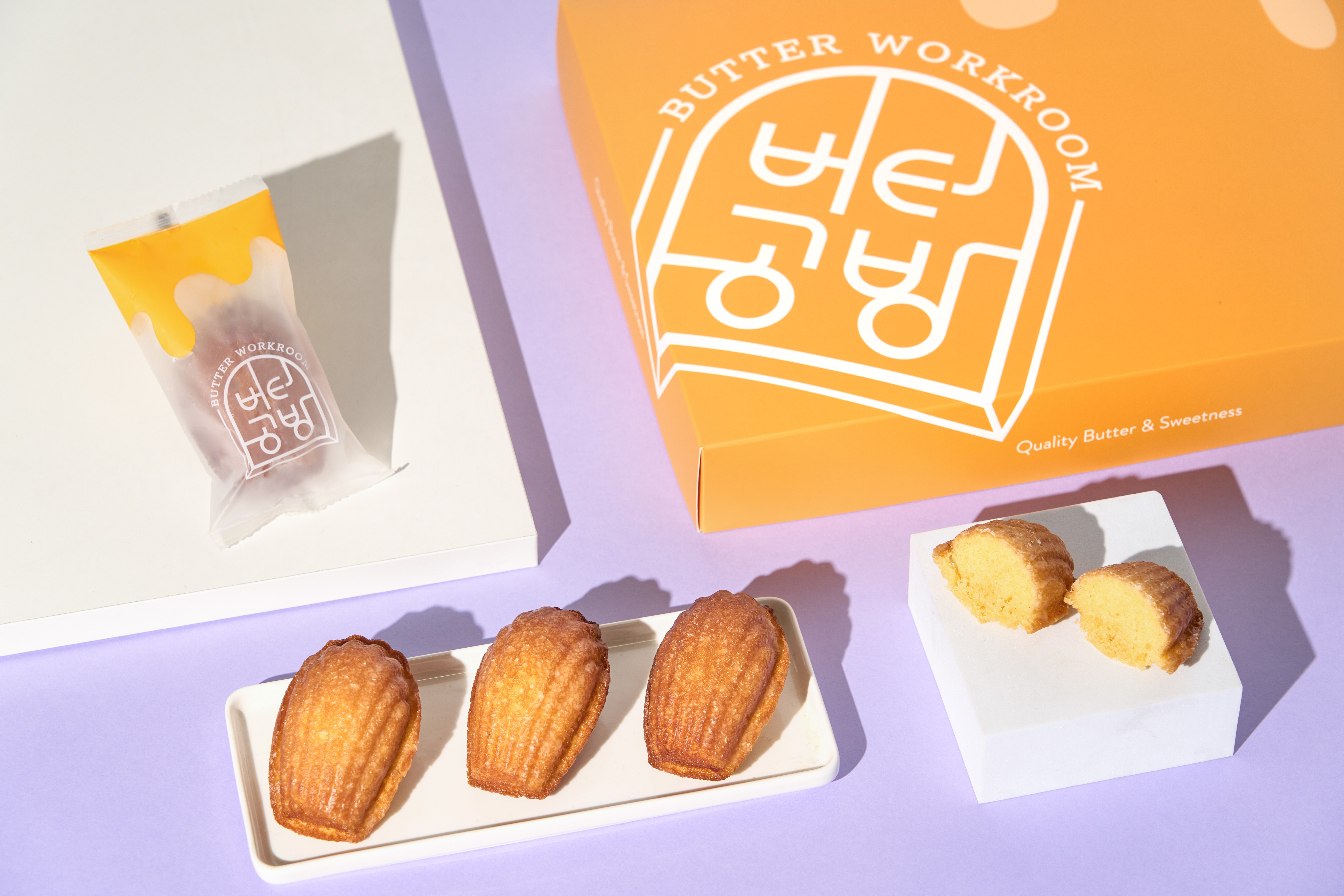 버터 3배로 듬뿍 마들렌 글라세(1상자x12입) 디저트 답례품 간식선물 - 메인 이미지