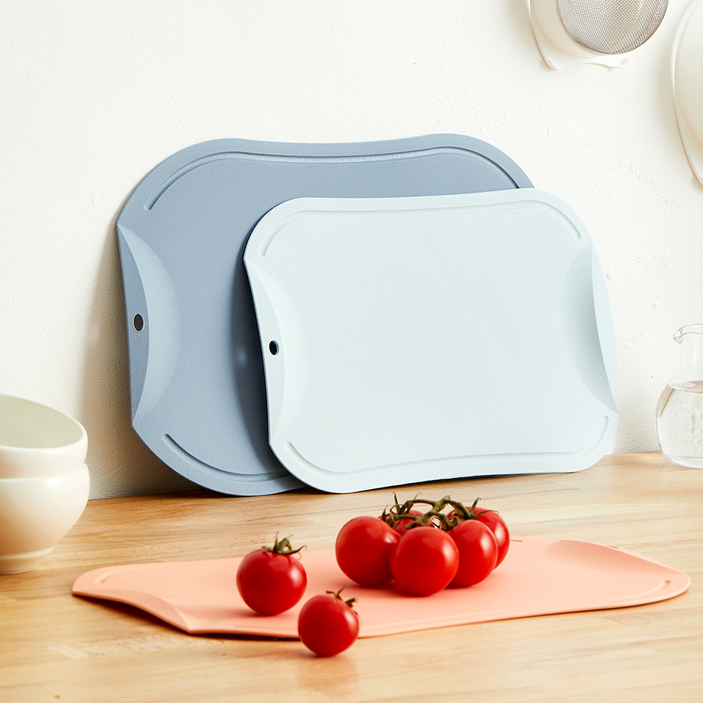 [1+1] 도블레 프리미어 칼집나지 않는 항균도마 중(M)