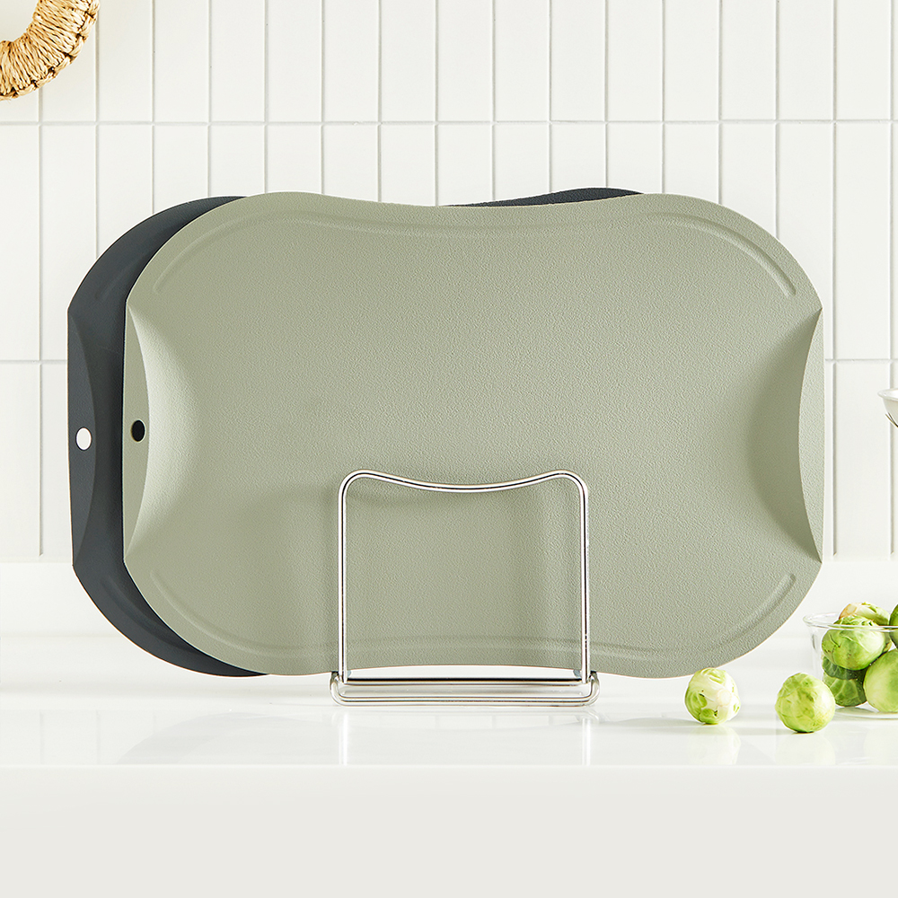 도블레  프리미어 칼집 안나는 캠핑 도마(대) 2종 세트+스텐도마거치대