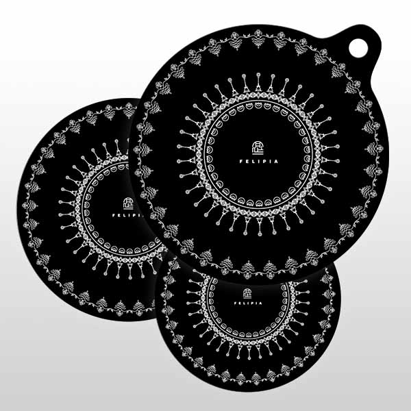 페리피아 인덕션 매트 빠넬 3종구성 중1P대2P 보호 전용 냄비 받침 2구 3구