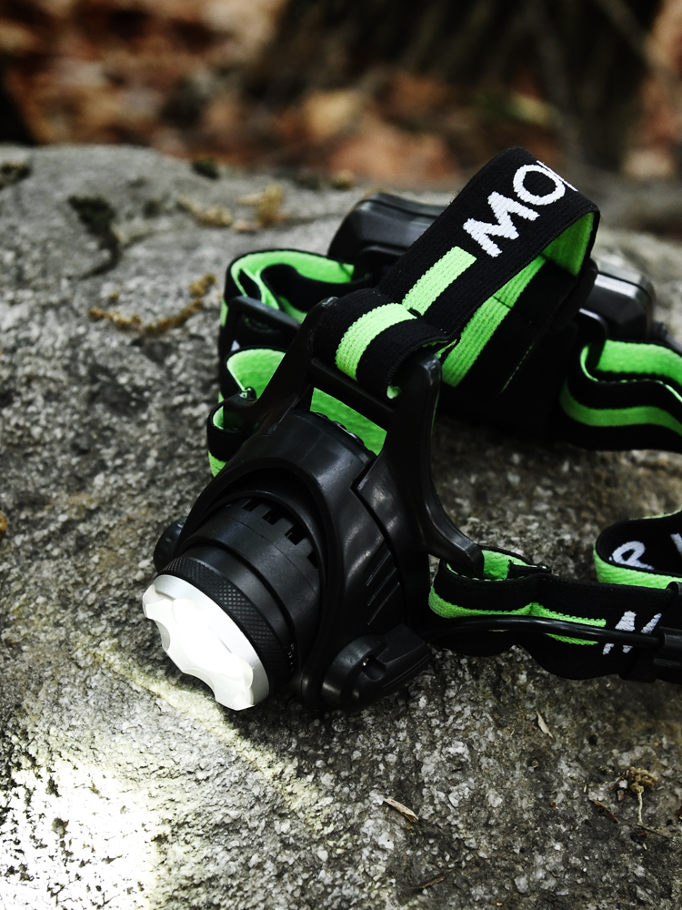 몬스터라이트 LED 줌 헤드랜턴 단품 충전식 등산 낚시 해루질 써치 라이트 ML2200HL