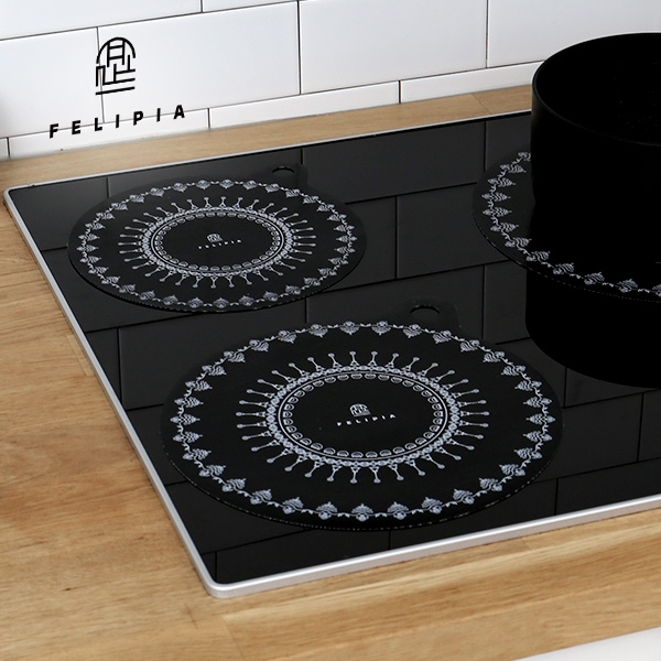 페리피아 인덕션 매트 빠넬 3종구성 중1P대2P 보호 전용 냄비 받침 2구 3구